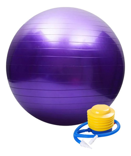 Bola Suiça Pilates Abdominal Fitness 45cm Bomba Grátis Verde