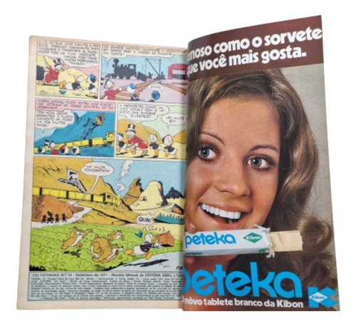 Hq Gibi Tio Patinhas N.74 Set 1971 Edit Abril Raro Excelente (Usado)