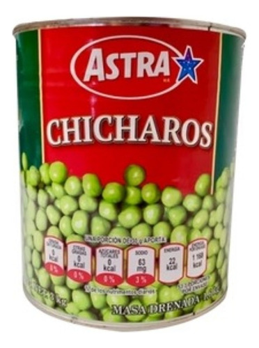 Chícharos Astra Lata 3 Kg