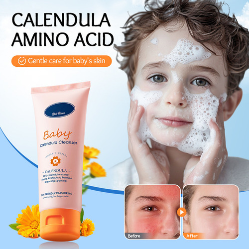 Limpador Calmante Suave Com Aminoácidos De Calêndula Para Cr