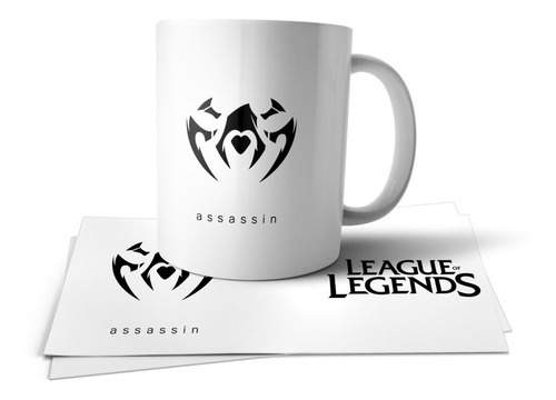 League Of Legends Logo Asesinos Taza Tu Propio Estilo