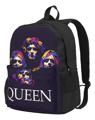 Mochila Queen Band For Mujer Con Estampado 3d, Mochila Esco