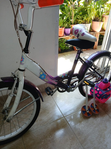 Bicicleta Rodado 20 Impecable!! Funciona Perfectamente!! Blanco 20 " (Usado)