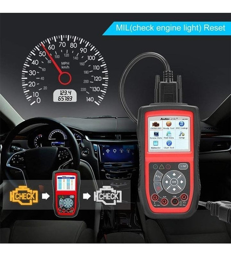 Imagen 4 de 4 de Escáner Profesional Obd Ii Autel Modelo Al539