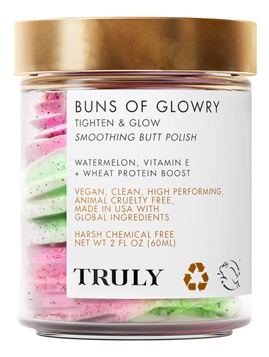 Truly Beauty Buns Of Glowry - Exfoliante Corporal - Exfolian