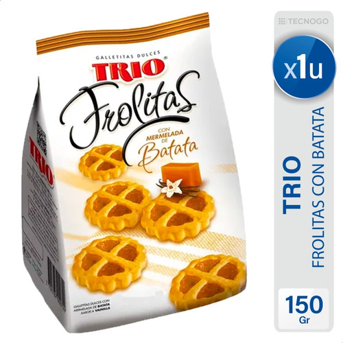 Galletitas Trio Frolitas Mermelada De Batata - Mejor Precio