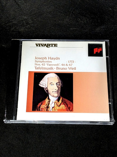 Cd Haydn Symph 45 46 47 Tafelmusik Vivarte Imp. Supercultura