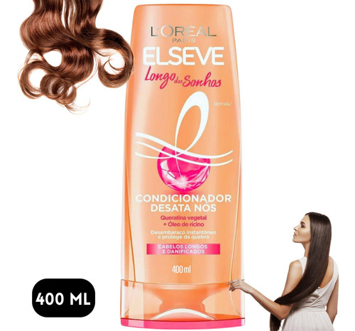 Condicionador Desata Nos L'oreal Paris Elseve Longo Dos