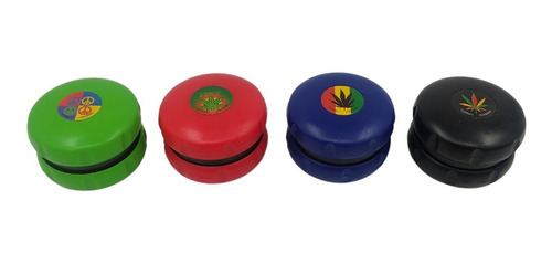 Grinder Moledor De Plástico Para Hierba Forma Yoyo