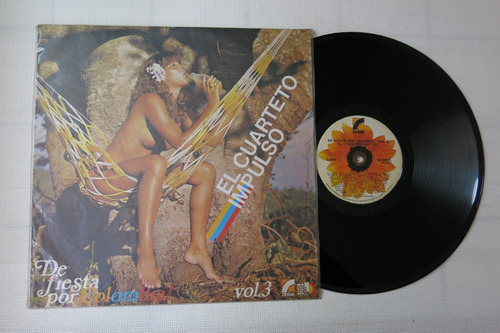 Vinyl Vinilo Lp Acetato El Cuarteto Impulso De Fiesta Por Co