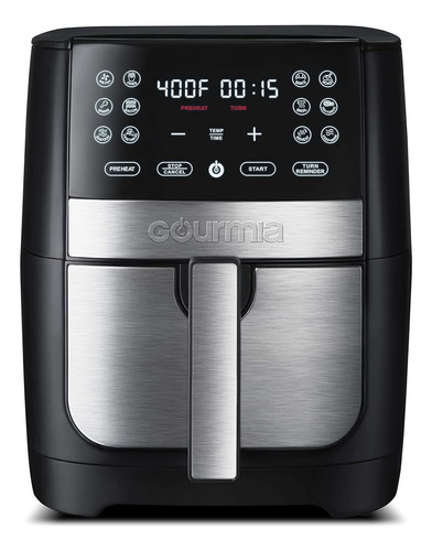 Gourmia Air Fryer Negro (8 Cuartos)