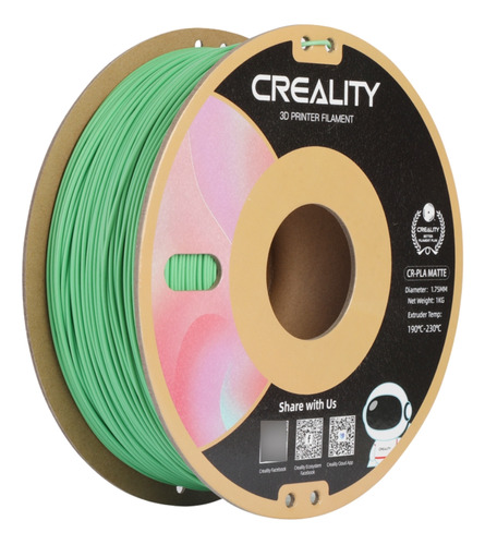 Filamento 3d Creality Cr-pla Matte Fosco Várias Cores 1kg