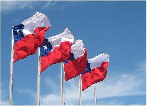 Liquidamos Banderas Chilenas De 1,20 X 1,80 M