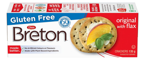 Dare Breton Galletas Originales Con Lino, 4.76 Oz