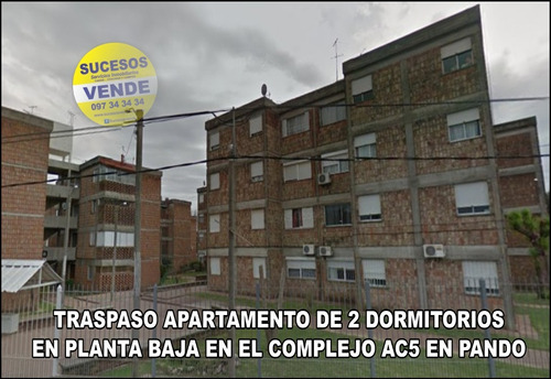 Traspaso Apartamento Todo Pago En Pando Complejo Ac5 B.e. 004