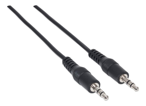 Imagen 4 de 10 de Cable Auxiliar Audio Macho Plug 3,5 1.8m Manhattan Backup