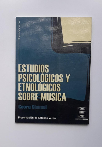 Estudios Psicologicos Y Etnologicos Sobre Musica Usado