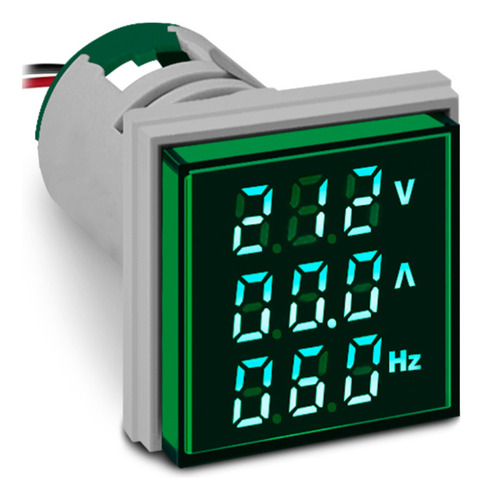 Multimedidor Digital Ad22 Vahs Quadrado Verde