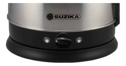Pava eléctrica Suzika SZ-PE004 negra y plata 220V 1.8L