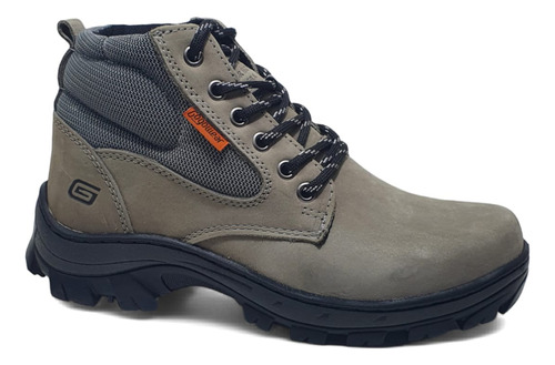 Botita Borcego Gogowear Trekking Cuero Cordones Goma Duste