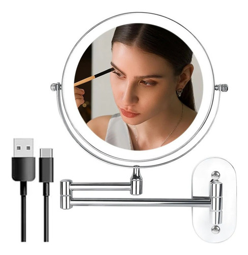 Espejos Para Maquillaje Con Luz Espejo Plegable De Pared