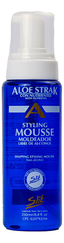 Styling Mouse Moldeador Espuma Slik Aloe Strak 260gr