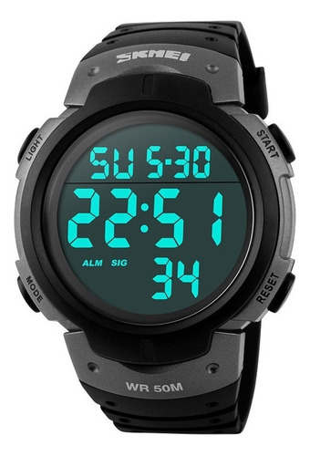 Reloj Hombre Deportivo Skmei Contra Agua Numeros Grandes