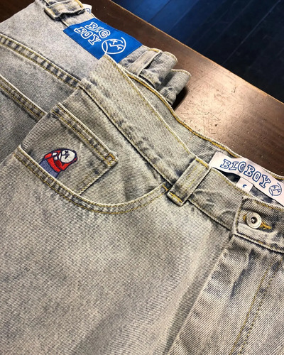 Pantalones Vaqueros Polar Big Boy Y2k, Ropa Urbana, Góticos,