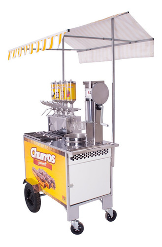 Imagem 3 de 6 de Carrinho Churros Gourmet Masseira Engrenagem 4 Doceiras - R2