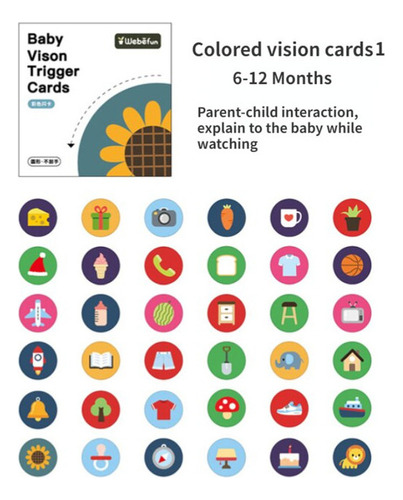 8 Libros, Juguetes Montessori De Alto Contraste