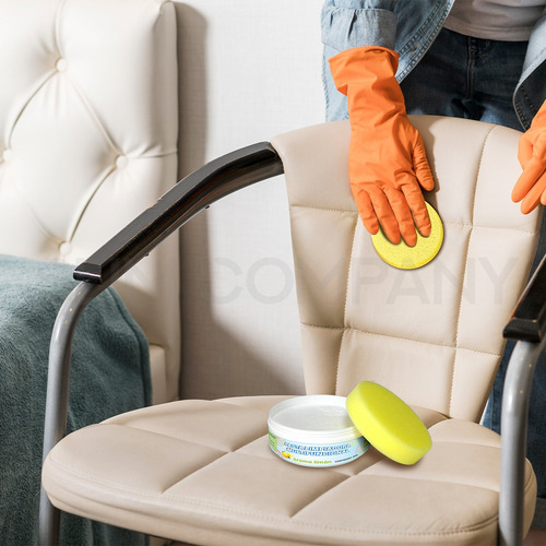 10 Piezas Crema Limpiadora De Tenis Y Zapatos Con Esponja Cera Multiusos Blanqueadora