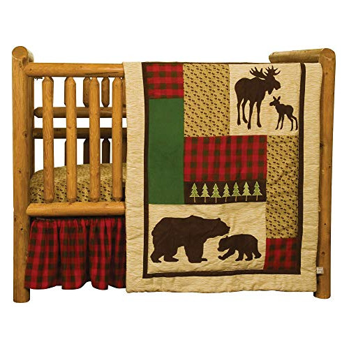 Northwoods Forest Animal Theme  Alo Plaid Juego De Ropa...