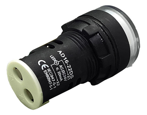 Sinaleiro Led Iluminado 22mm Am/az/bc/vd/vm 24v 1un Branco