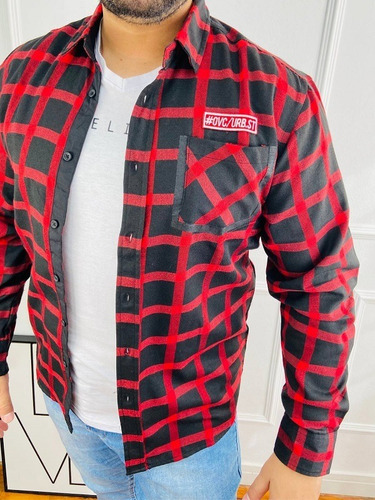 Imagem 4 de 5 de Camisa Masculina Xadrez