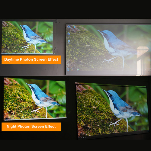 Projector Screen 4:3 Video Projection Screen Wall-mountable