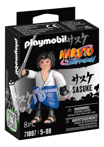 Set Playmobil Naruto Shippuden Sasuke Universo Binario