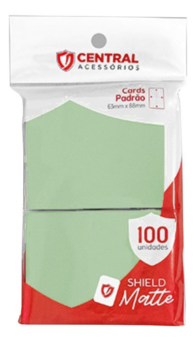 Sleeves Central Shield Matte - Verde Pastel (cs11009)