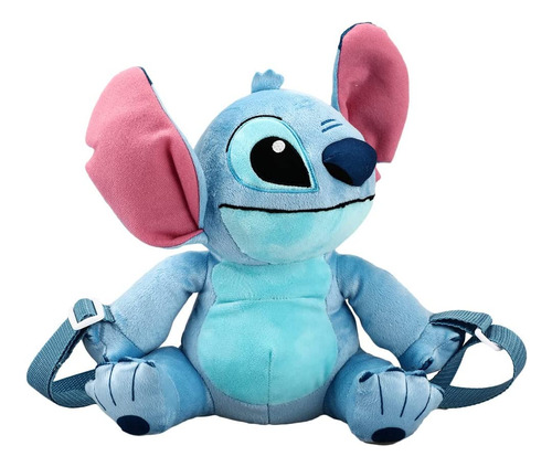 Disney Stitch - Mochila De Felpa Cruzada De Peluche, Multico