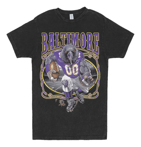 Camiseta Gráfica Hombre Para Fanático De Baltimore En Bal Fa