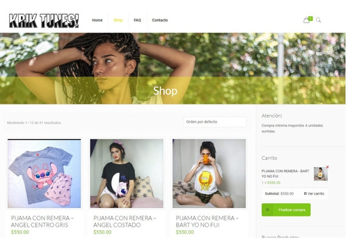 Tienda Virtual - Página Web De Ventas.