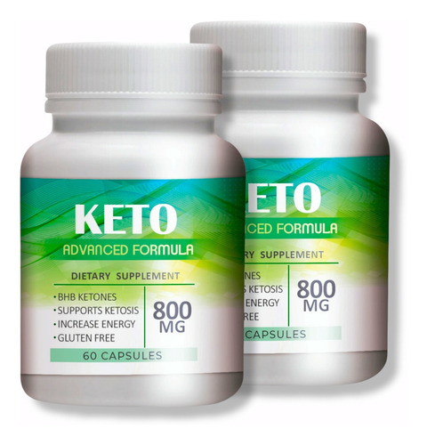 Imagen 1 de 4 de Combo Keto Advanced Original- Bhb-suplemento Ketosis 2 Meses