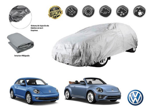 Funda Car Cover Afelpada Premium Vw Beetle 1.8 T 2012 A 2020
