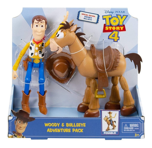 Toy Story Woody Y Tiro Al Blanco Pack Set Dos Personajes 
