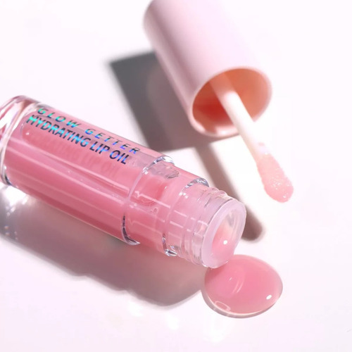 Lip Oil Glow Getter Moira Original Gloss Labios Hidratados 009 Bubble Pink
