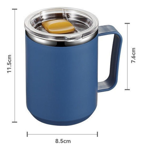 3 Taza De Café Taza De Café Sellada Portátil De Fácil