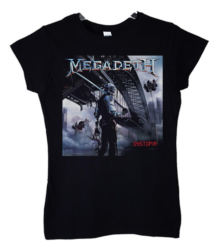 Polera Mujer Megadeth Dystopia Metal Abominatron