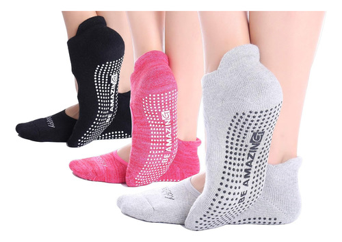 Non-slip Socks Yoga Barre Pilates Hospital Maternity Sock Ag