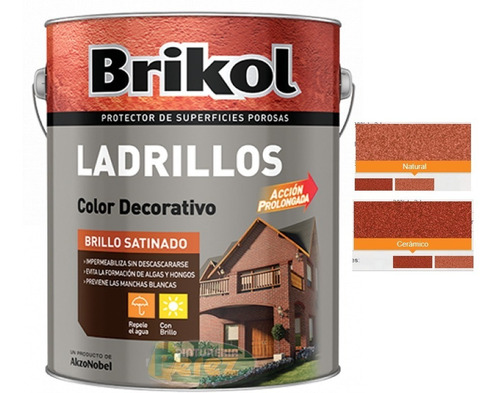 Brikol Ladrillos 20 Lts. Protector Impermeabilizante Rosario