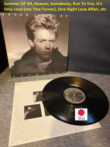 Vinilo Bryan Adams Reckless 1984 Summer Of 69, Heaven