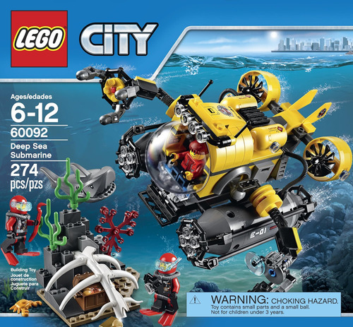 Set Juguete De Construc Lego City Deep Sea Explorer 60092